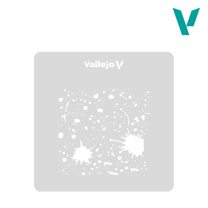 Vallejo Hobby Stencils - purslų ir dėmių trafaretai