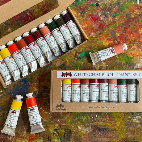 Michael Harding Whitechapel aliejinių dažų rinkinys, 10x40 ml