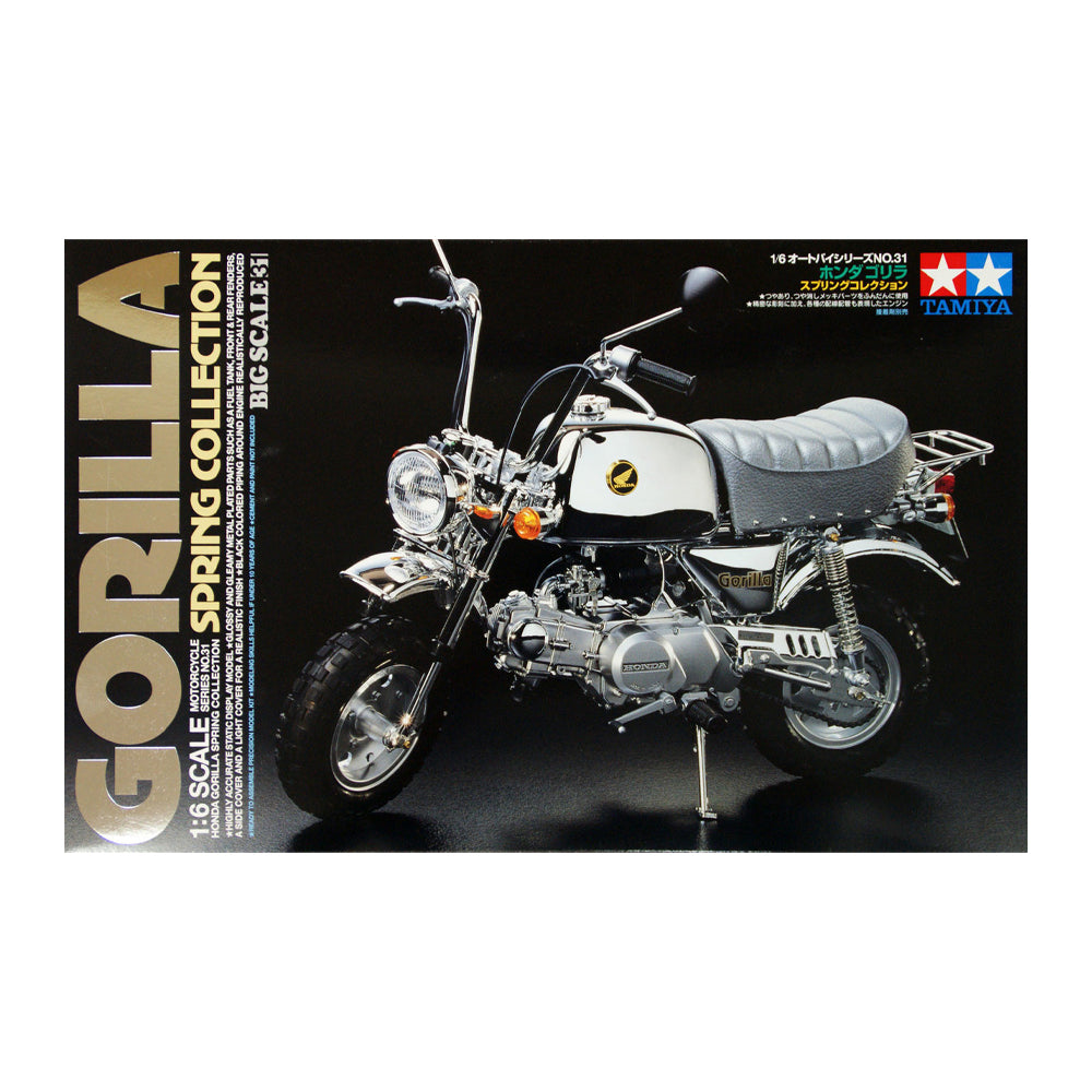 Tamiya Honda Gorilla Spring Collection motociklo surenkamas modelis, 1:6