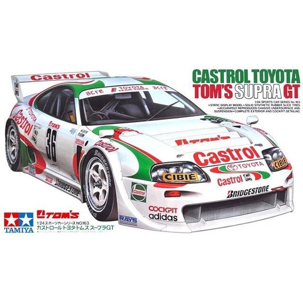 Tamiya Castrol Toyota Tom`s Supra GT Scale Model, 1:24