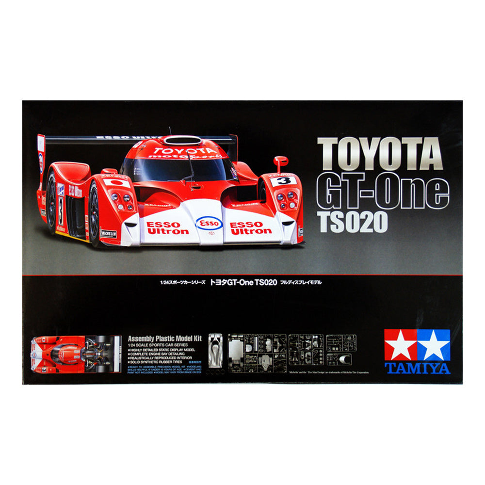 Tamiya Toyota GT-One TS020 automobilio surenkamas modelis, 1:24