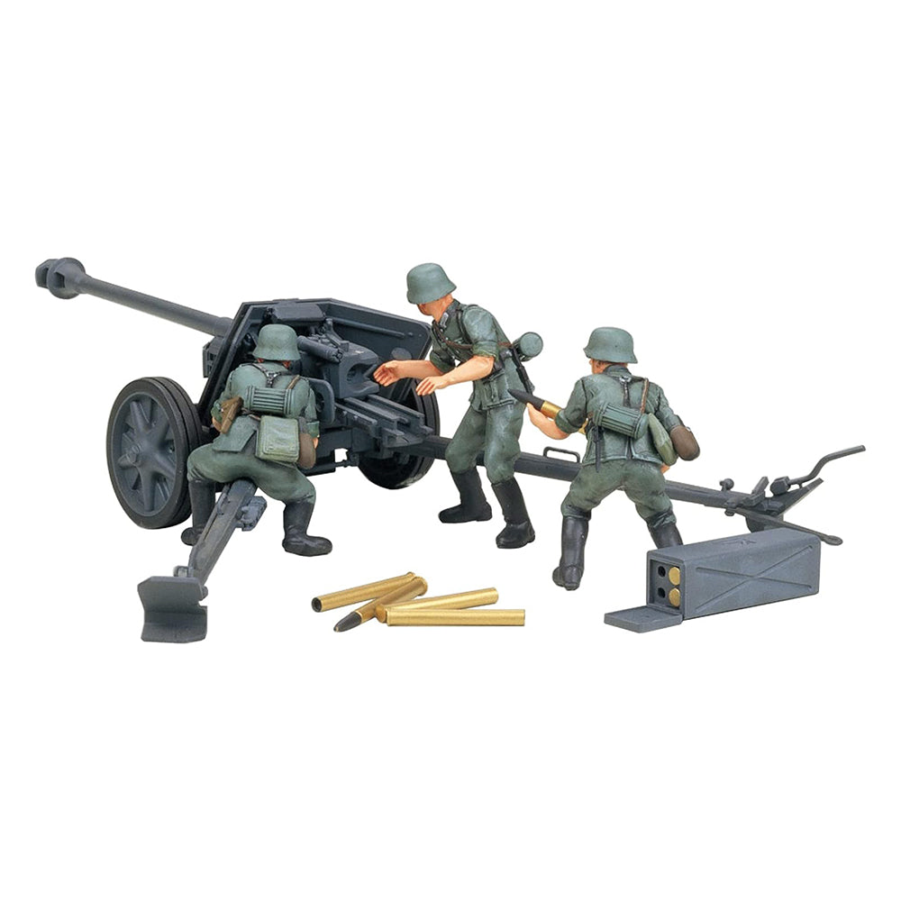 Tamiya 40/L46 ATG vokiečių 75 mm prieštankinės patrankos surenkamas modelis, 1:35