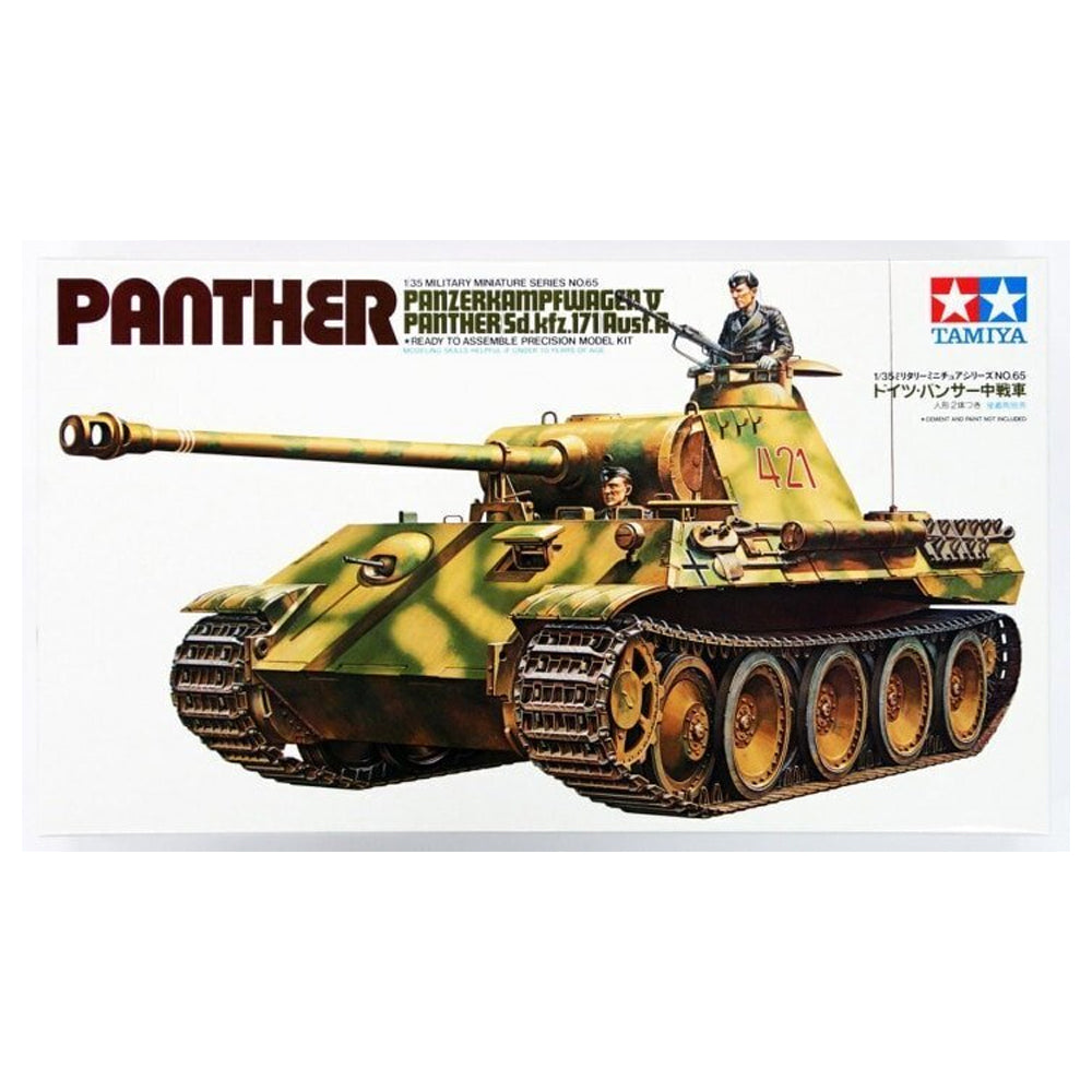 Tamiya vokiečių vidutinio tanko Panther surenkamas modelis, 1:35