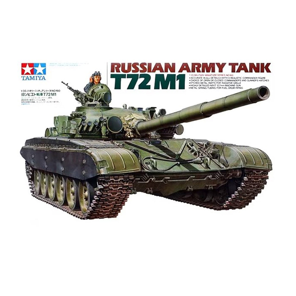 Tamiya Russian Army Tank T-72M1 surenkamas modelis, 1:35