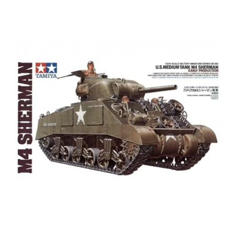 Tamiya U.S. Medium Tank M4 Sherman surenkamas modelis, 1:35