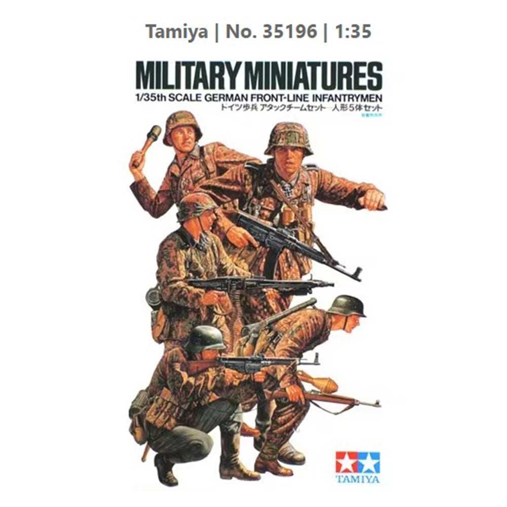 Tamiya German Front-line Infantrymen surenkamas modelis, 1:35