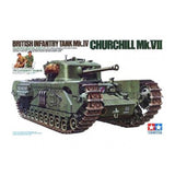 Tamiya Churchill Mk.VII britų pėstininkų tanko surenkamas modelis, 1:35