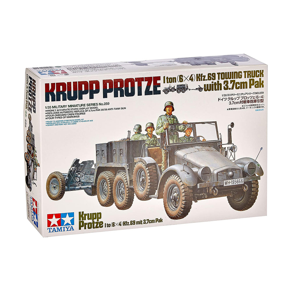 Tamiya Krupp Protze vilkiko surenkamas modelis, 1:35