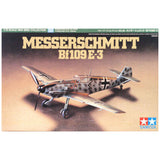 Tamiya Messerschmitt Bf109E-3 naikintuvo surenkamas modelis, 1:72