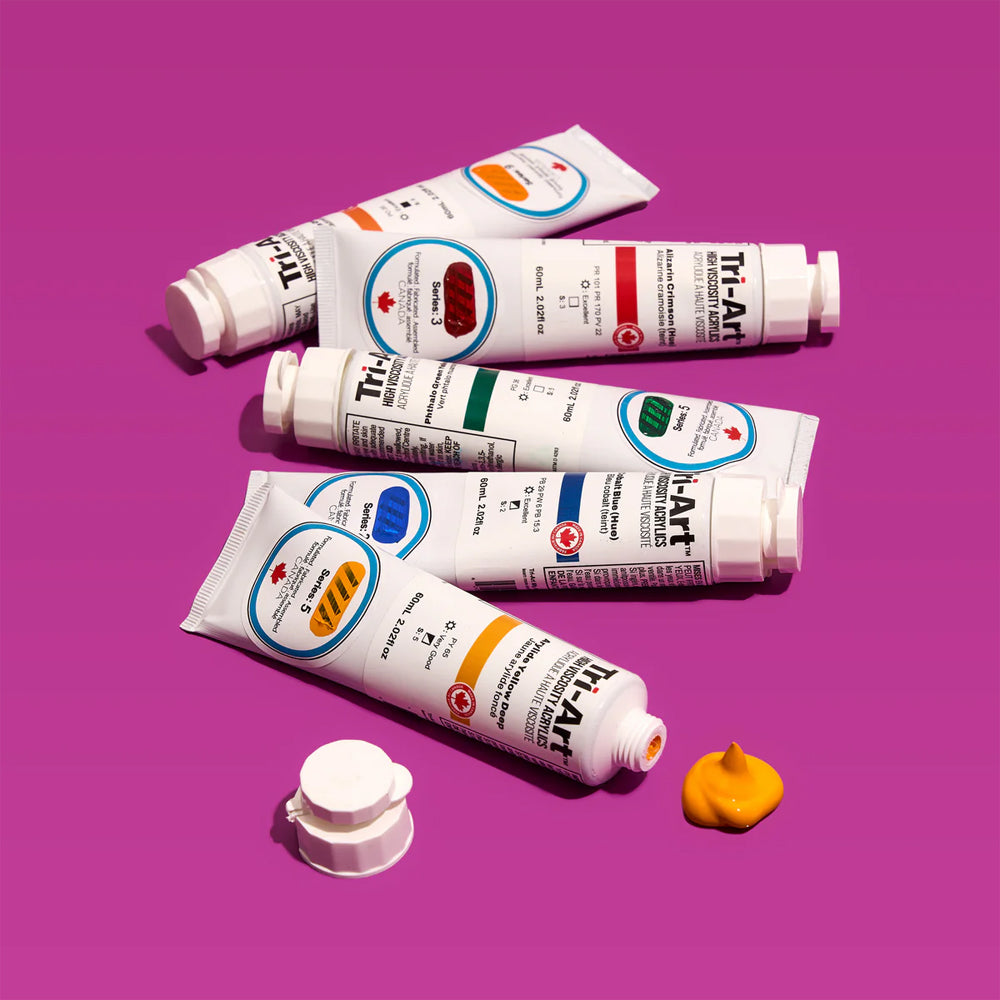 Tri-Art High Viscosity profesionalūs akriliniai dažai