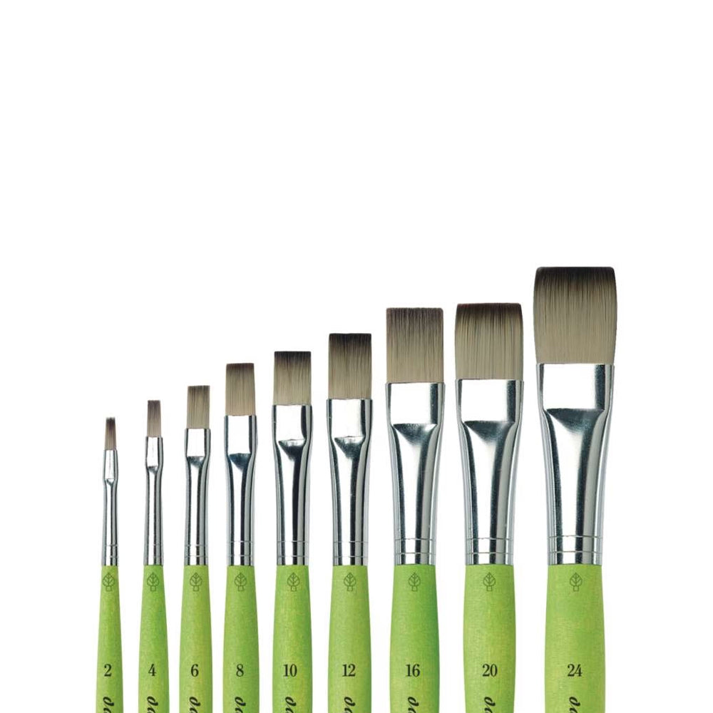 Da Vinci Fit Synthetics Flat Brush, series 374