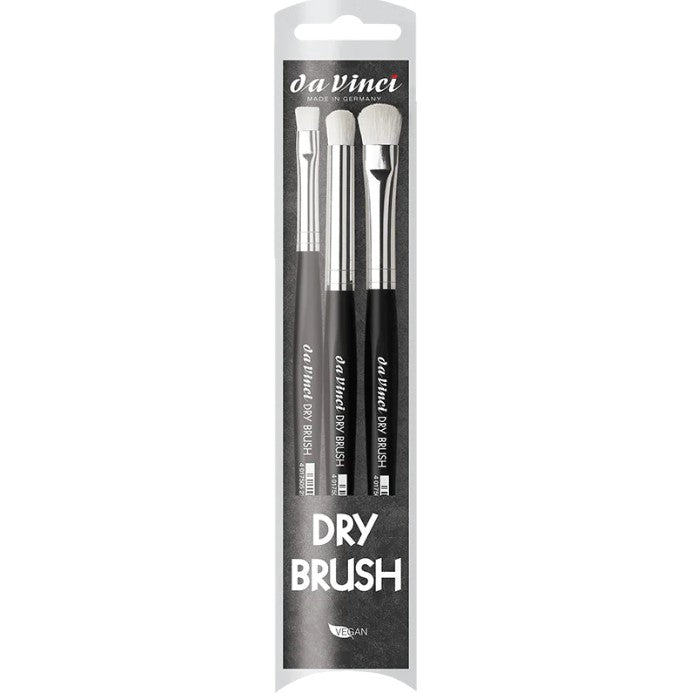 Da Vinci Dry Brush Synthetic Brushes Set for Modeling