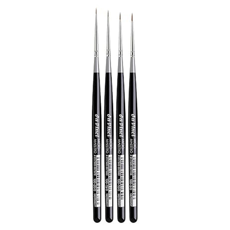 Da Vinci Micro-Maestro Natural Hair Miniature Brushes Set, 4 pcs.