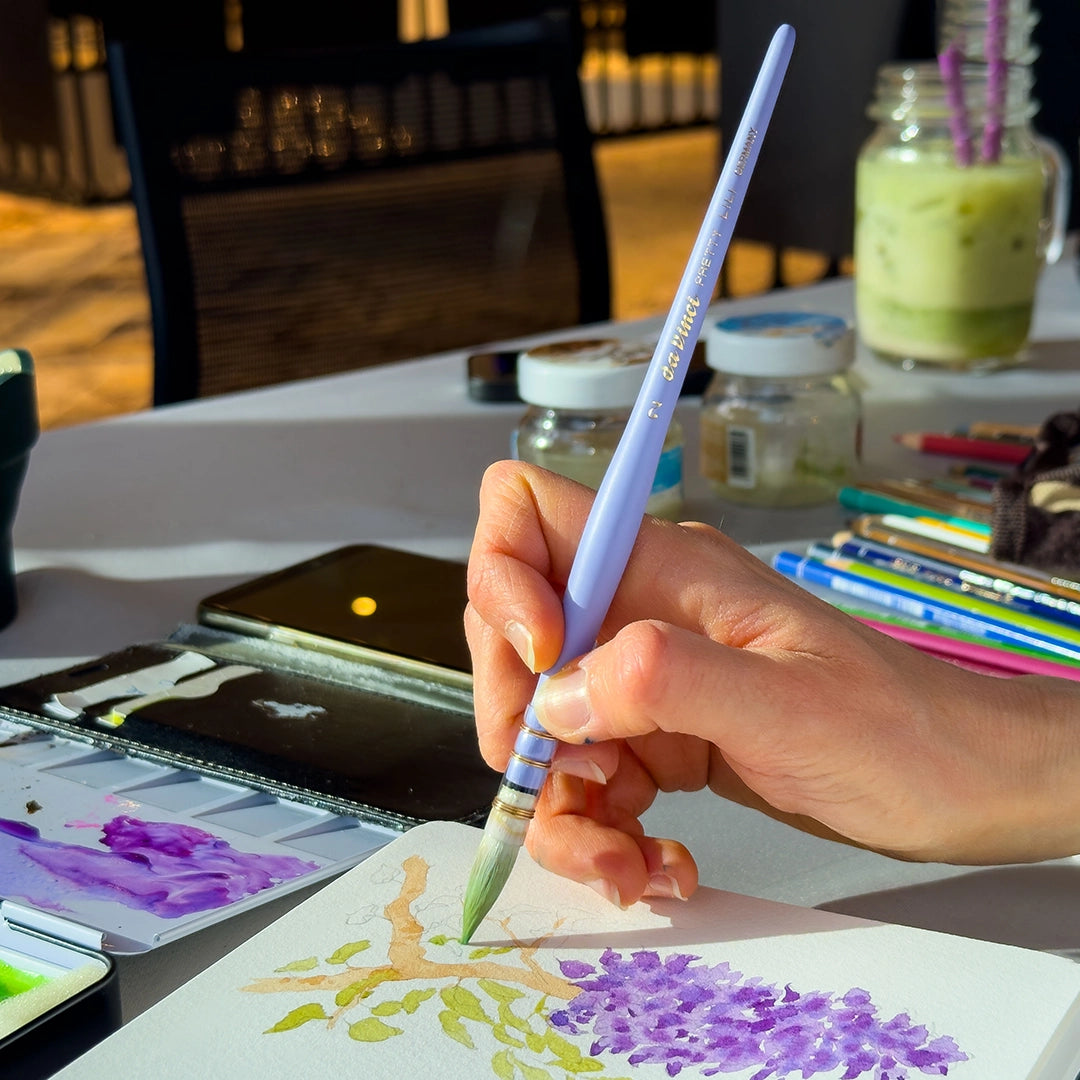 Da Vinci Pretty Lili Round Watercolor Brush, series 493