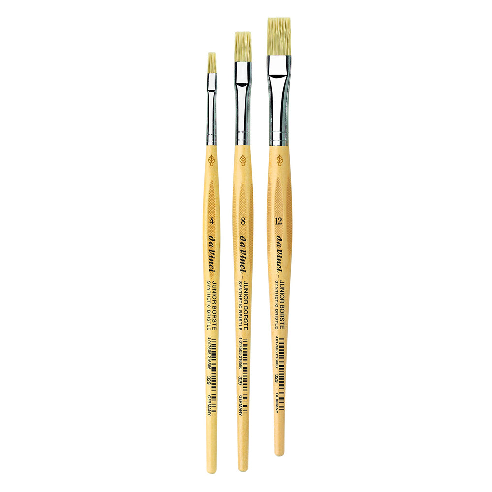 Da Vinci Junior Synthetic Bristle Brushes Set, 3 pcs.