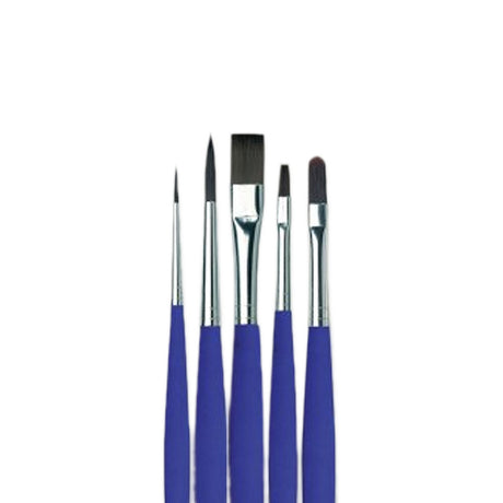 Da Vinci Forte Acrylics Brush Set for Painting, 5 pcs.