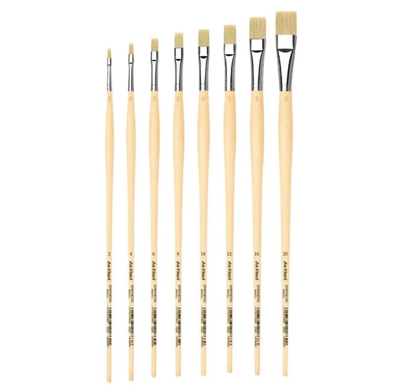 Da Vinci Synthetic Bristle Flat Brushes Set