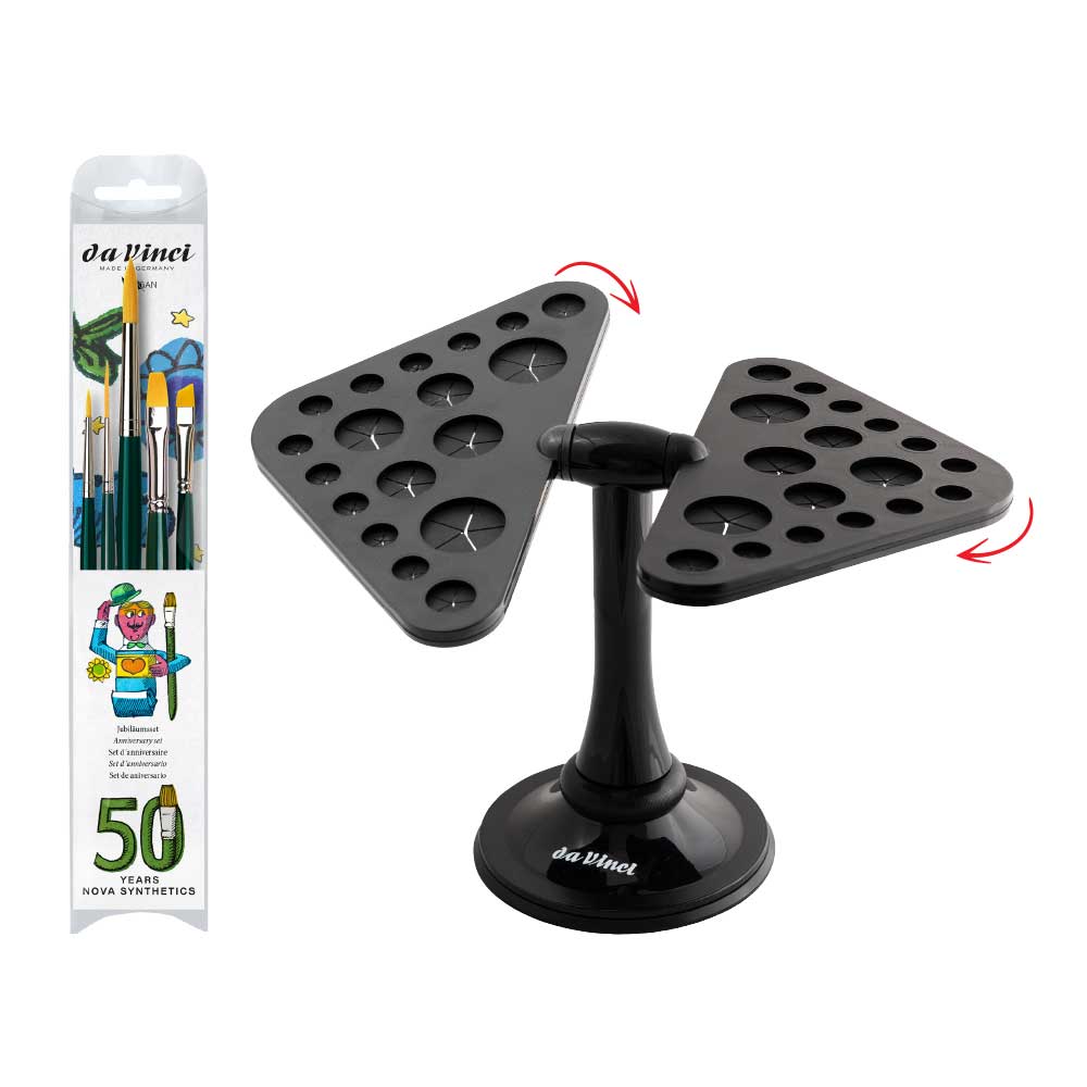 Da Vinci Nova set with brush holder