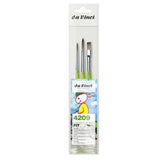 Da Vinci Fit Synthetics Brushes Set, 3 pcs.