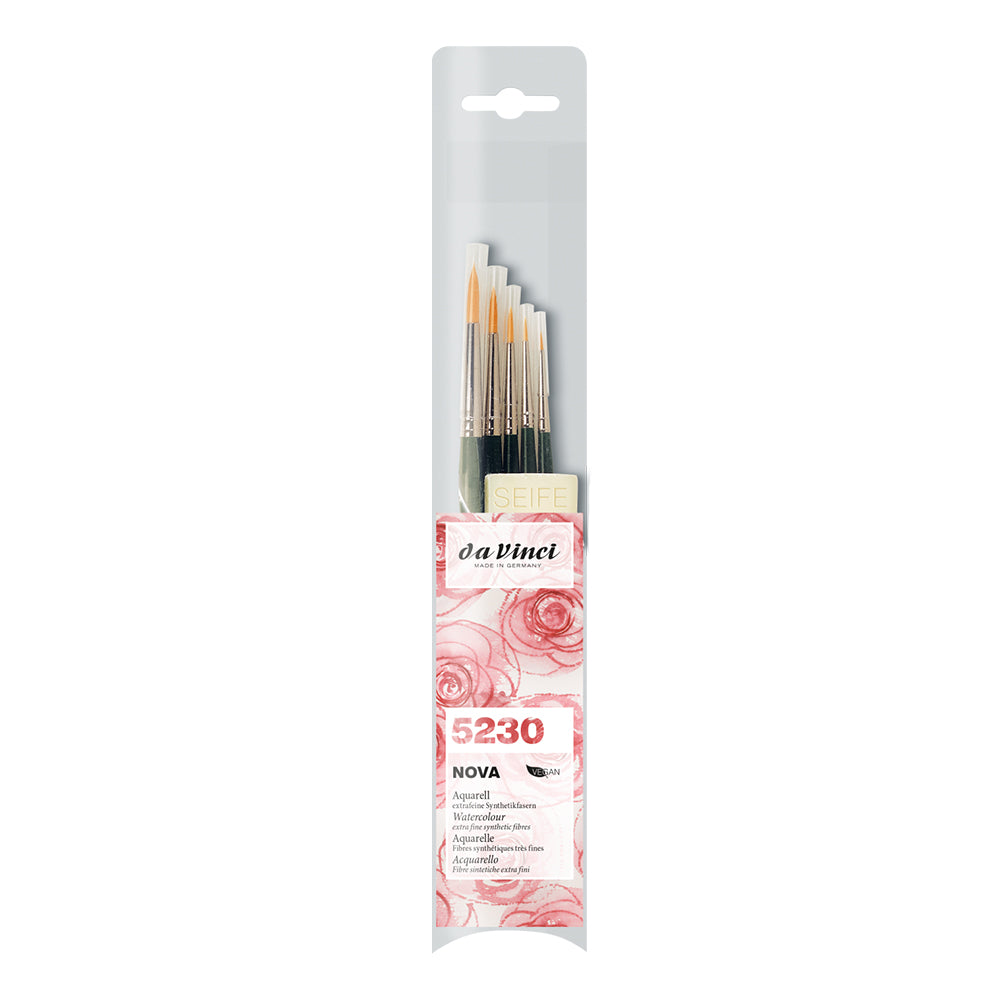 Da Vinci Nova Synthetic Round Brush Set, 5 pcs.