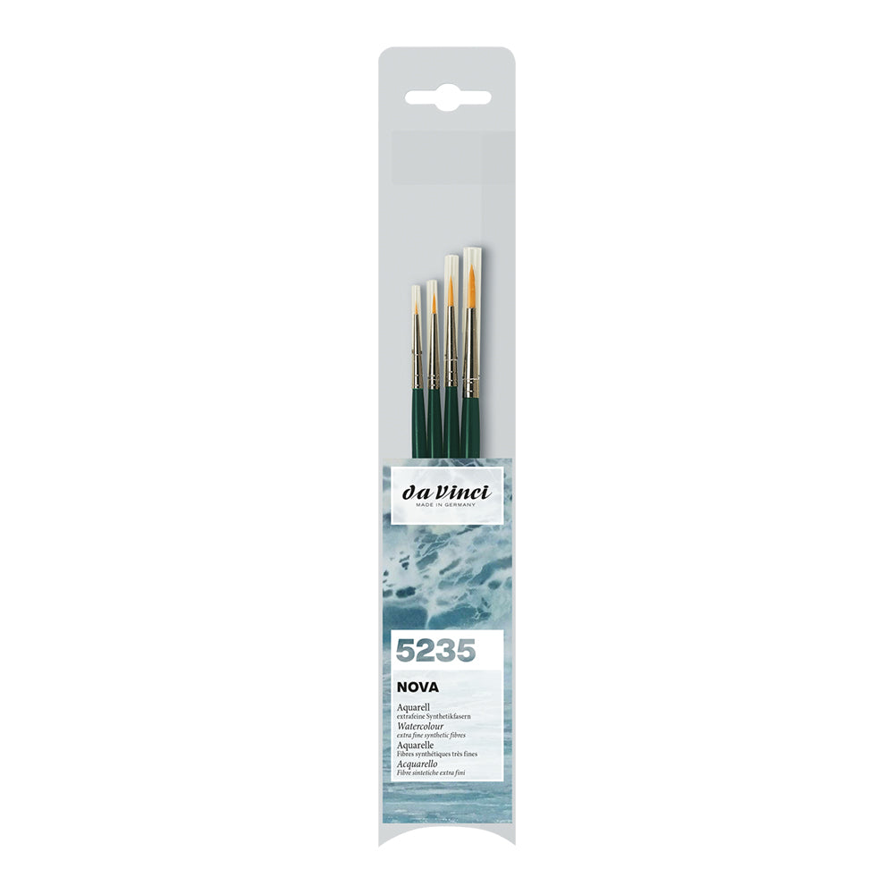 Da Vinci Nova Synthetic Round Brush Set, 4 pcs.