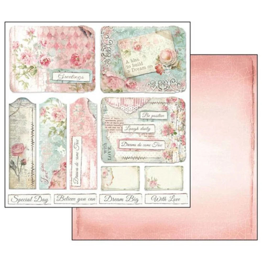 Stamperia Double-Sided Scrapbooking Paper Set - Dream, 10 units