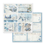 Stamperia Double-Sided Scrapbooking Paper Set - Blue Land, 10 units