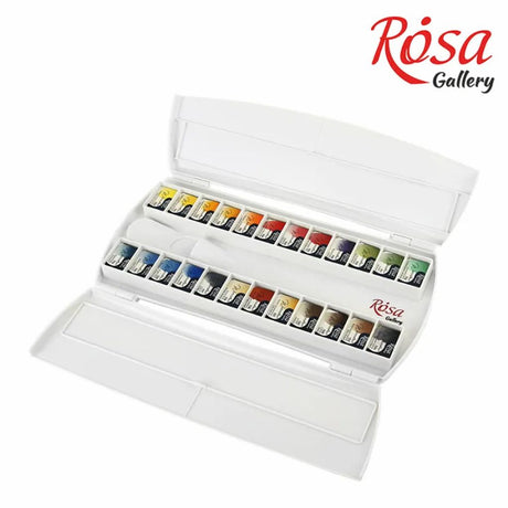 ROSA Gallery Watercolour Plastic Case Set - Classic, 24 colours