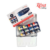 ROSA Gallery Watercolour Metal Tin Set - Classic, 12 colours