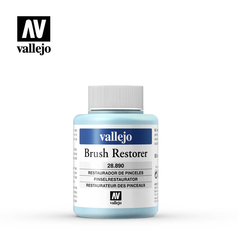 Vallejo Brush Restorer teptukų valiklis, 85 ml