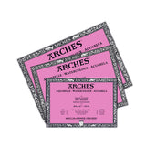 Arches akvarelinio popieriaus blokas, Hot Pressed, 300 gsm, 100 % medvilnė, 20 lapų