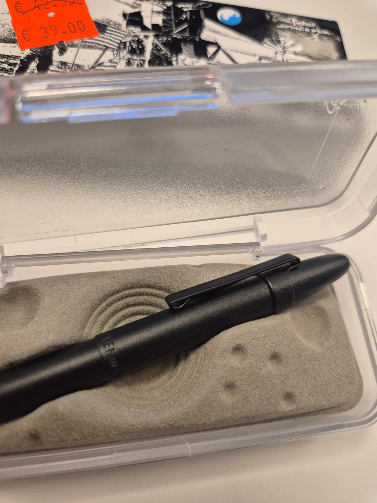 Fisher Space Pen Bullet matinis juodas rašiklis