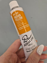 Holbein Duo Aqua Oil, vandeniu skiedžiami aliejiniai dažai, Indian Yellow 40ml