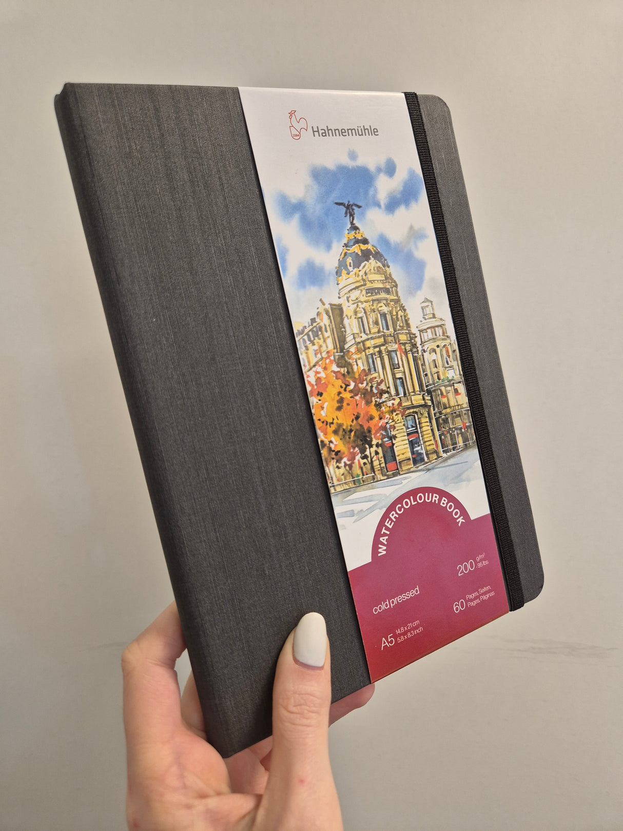 Hahnemuhle akvarelinio popieriaus knygelė A5