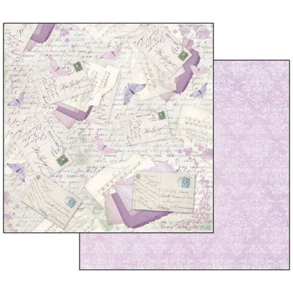 Stamperia Double-Sided Scrapbooking Paper Set - Lilac Flowers, 10 units