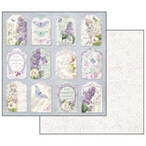 Stamperia Double-Sided Scrapbooking Paper Set - Lilac Flowers, 10 units