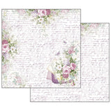 Stamperia Double-Sided Scrapbooking Paper Set - Lilac Flowers, 10 units