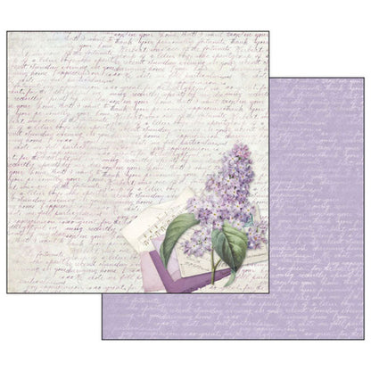 Stamperia Double-Sided Scrapbooking Paper Set - Lilac Flowers, 10 units