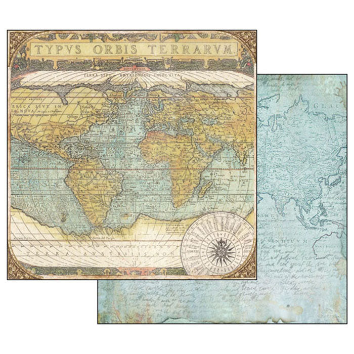 Stamperia Double-Sided Scrapbooking Paper Set - Around the World, 10 units