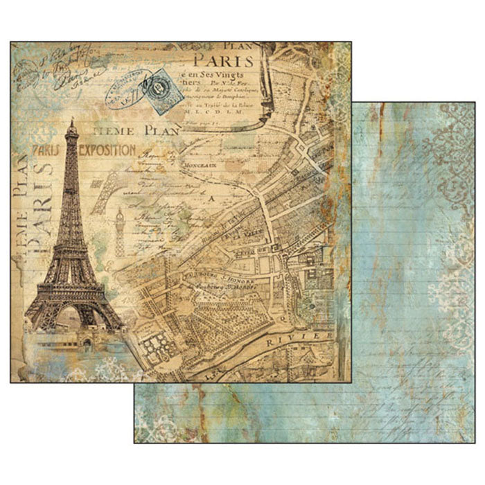 Stamperia Double-Sided Scrapbooking Paper Set - Around the World, 10 units