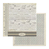 Stamperia Double-Sided Scrapbooking Paper Set - Calligraphy, 10 units