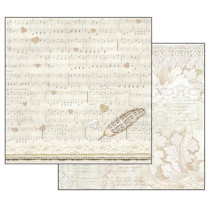 Stamperia Double-Sided Scrapbooking Paper Set - Ceremony, 10 units