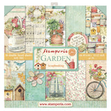 Stamperia Double-Sided Scrapbooking Paper Set - Garden, 10 units