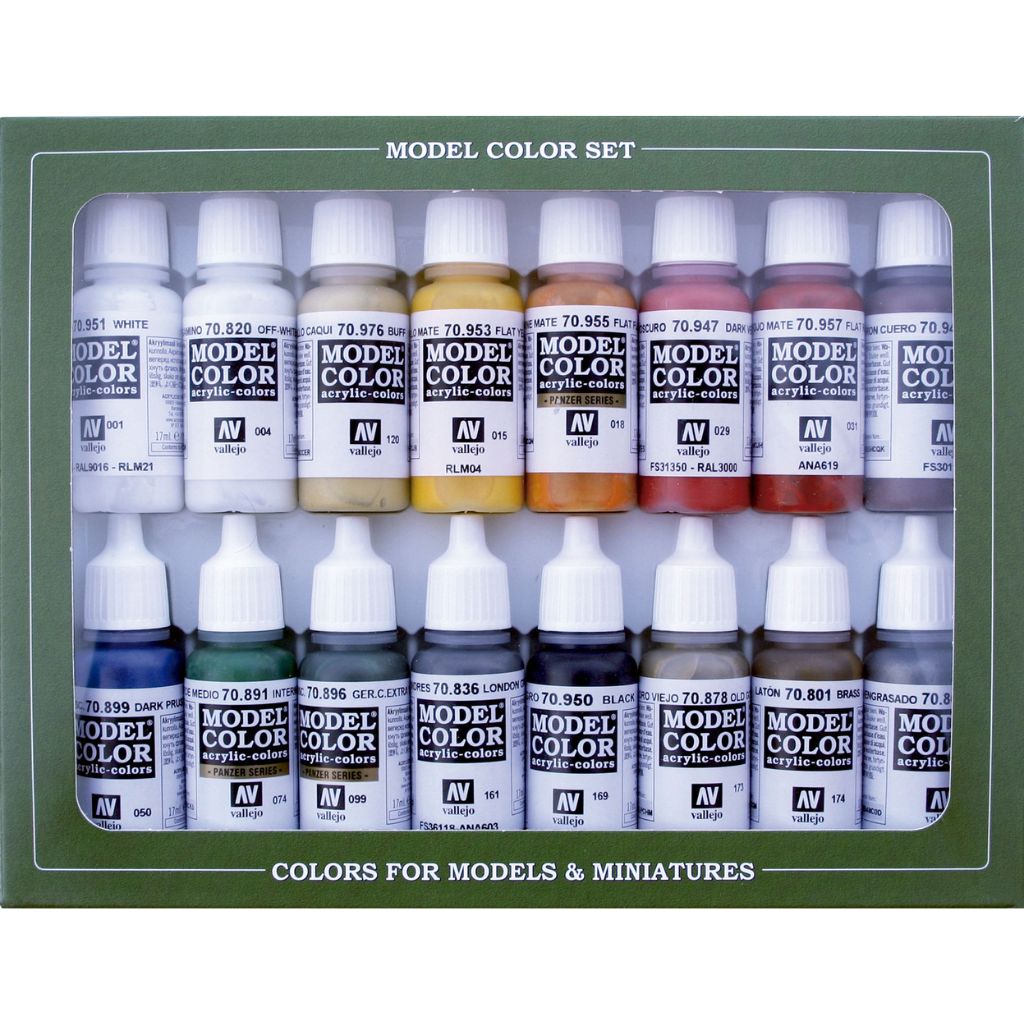 Vallejo Napoleonic Colors French &British 1789-1815 Paint Set, 16x17 ml