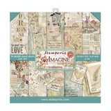 Stamperia Double-Sided Scrapbooking Paper Set - Imagine, 10 units