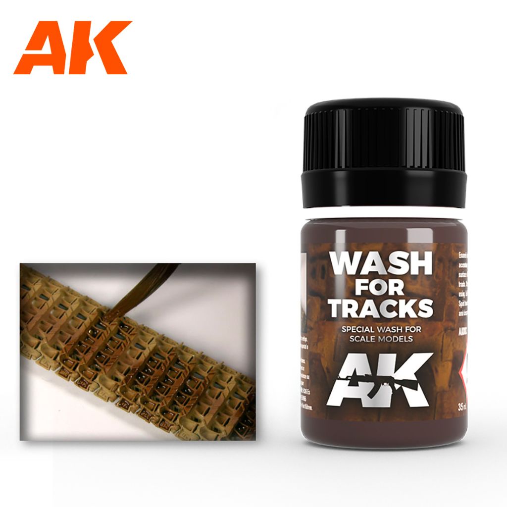 AK Interactive sendinimo priemonė Track Wash, 35 ml