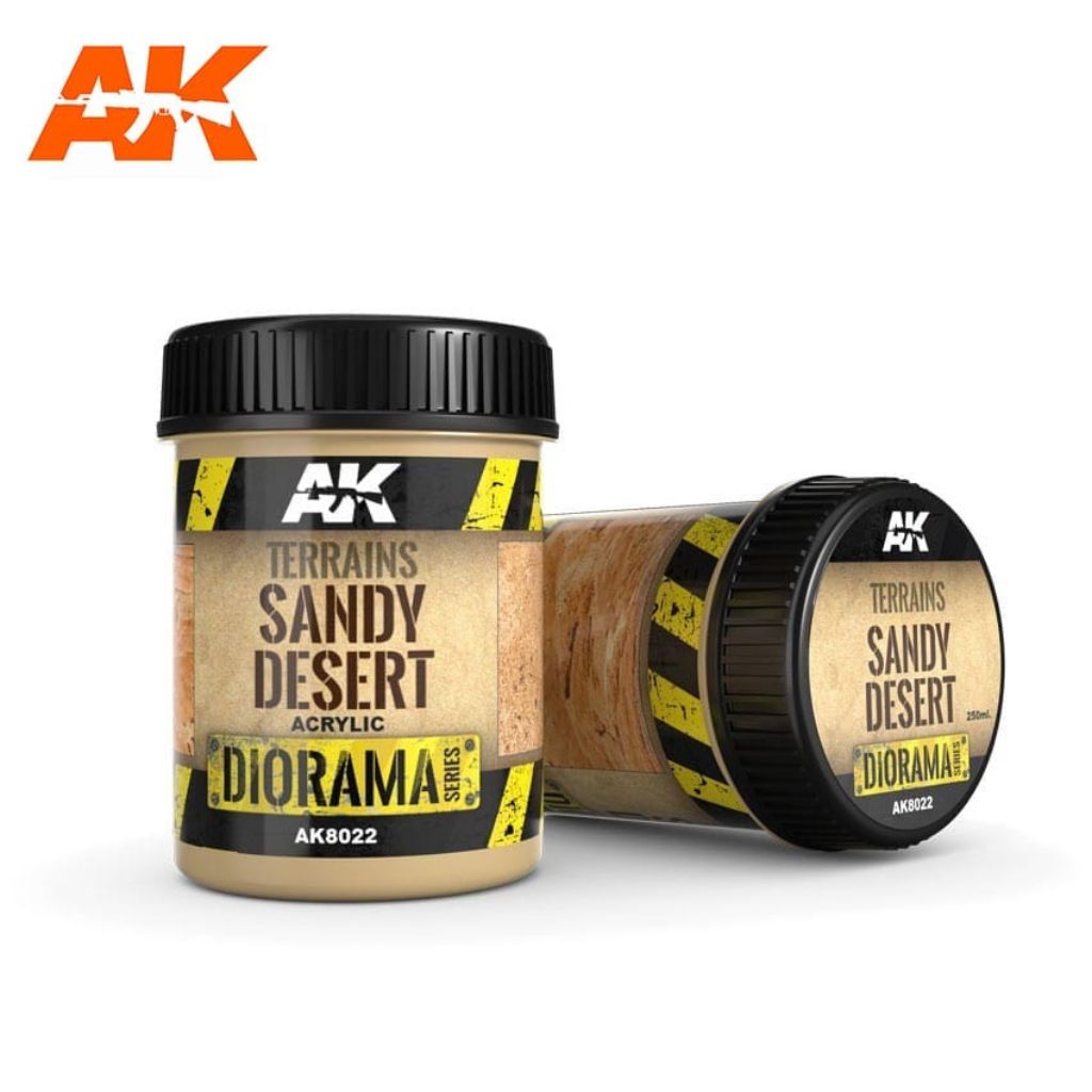 AK Interactive Diorama - Terrains Sandy Desert Texture, 250 ml