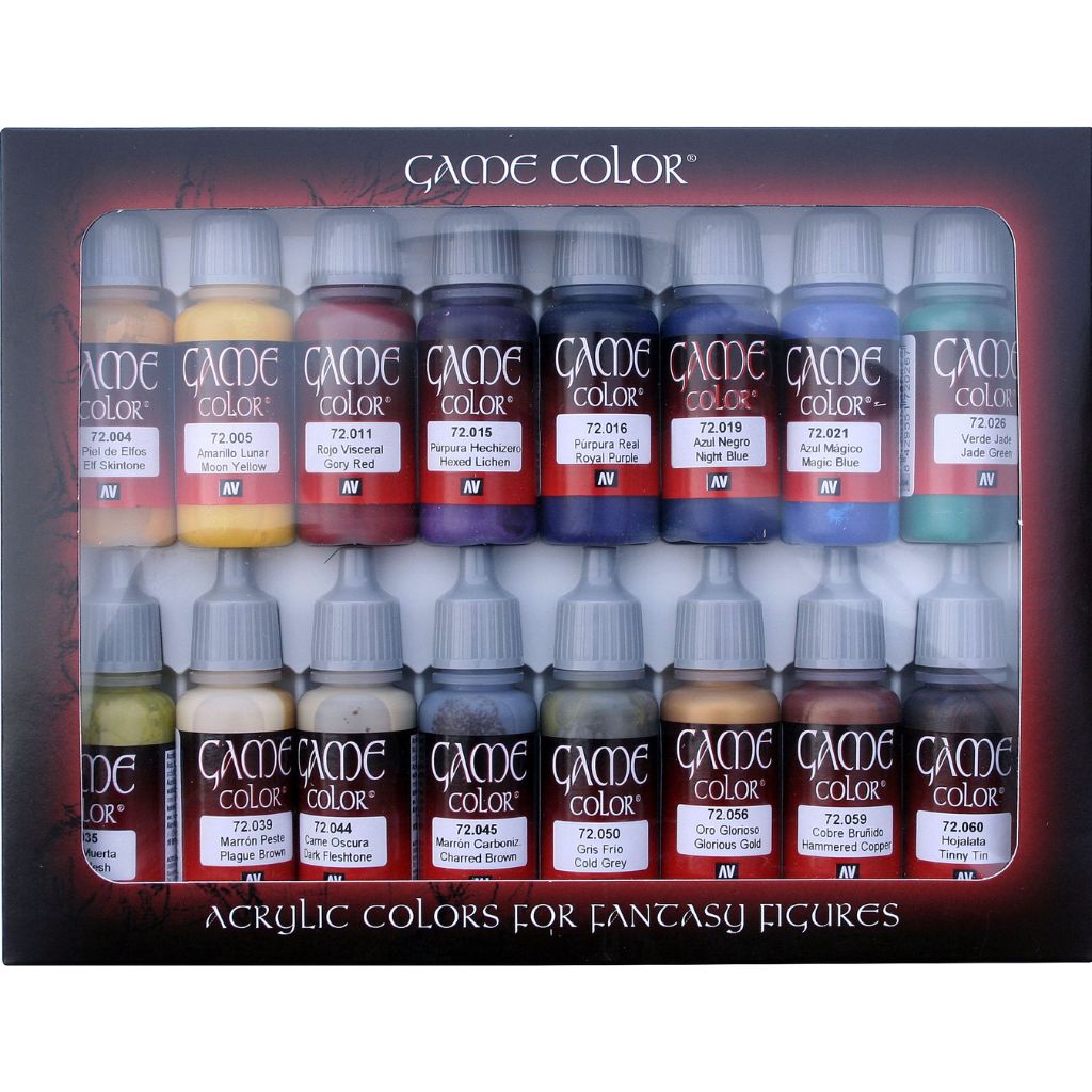 Vallejo Game Color Advanced akrilinių dažų rinkinys, 16x17 ml