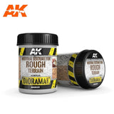 AK Interactive Diorama - Rough Terrain tekstūra, 250 ml