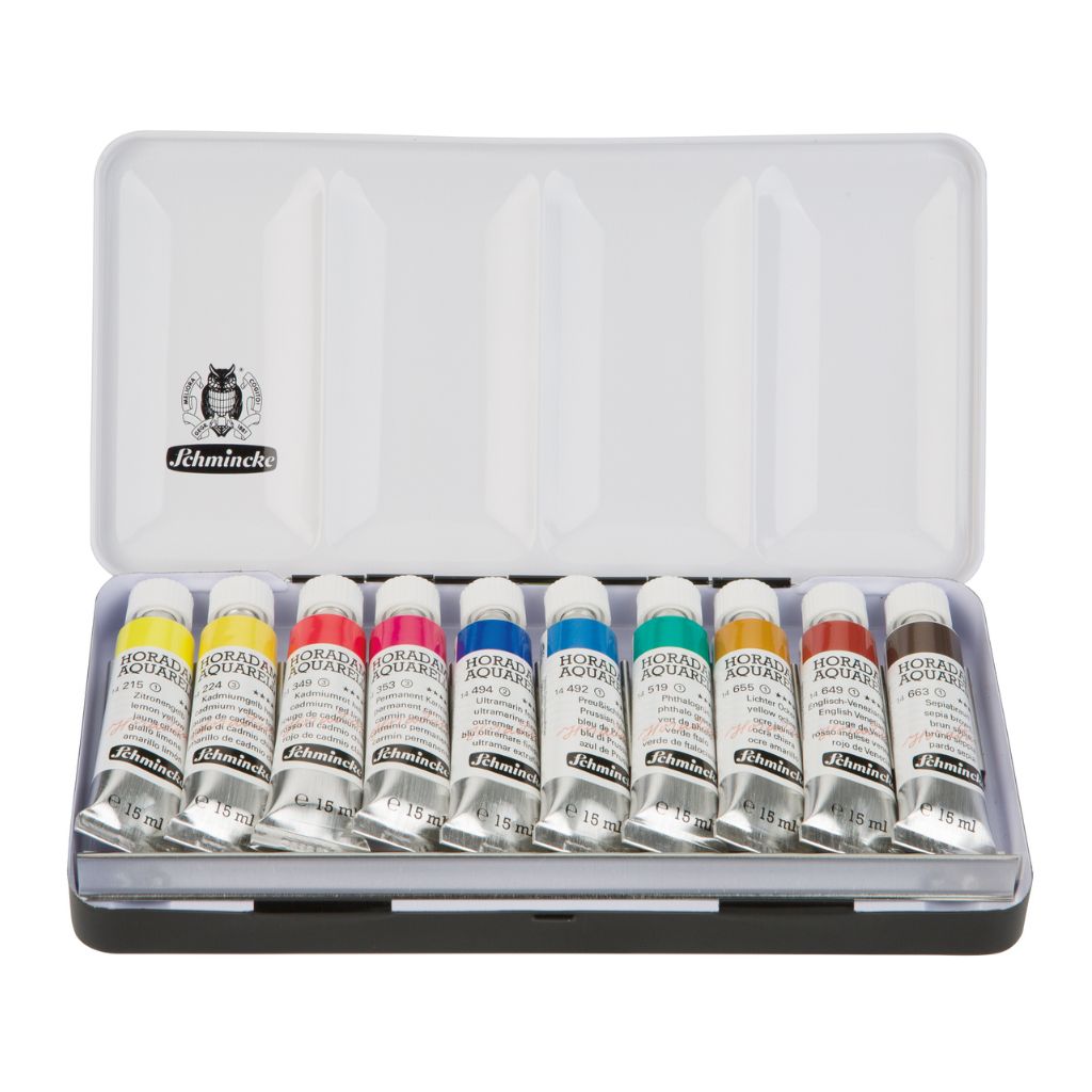 Schmincke Horadam Aquarell Set, 10x15ml 